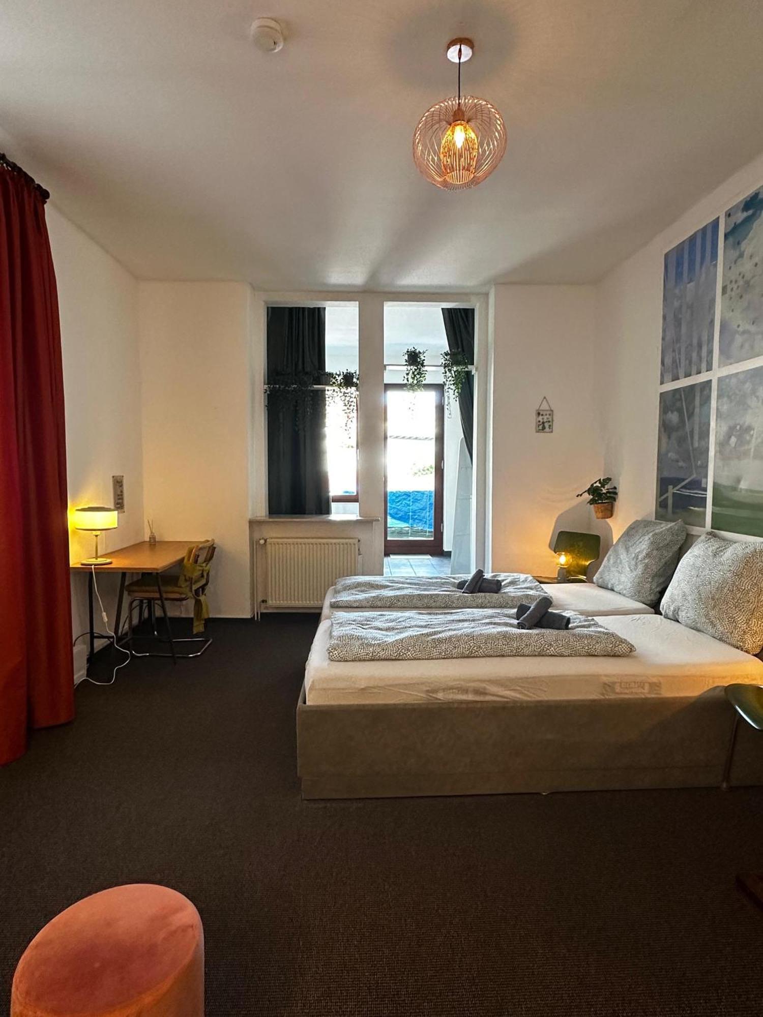 Maisonettewohnung Im Loft Stil Mit Wunderschoener Terrasse 卡尔斯鲁厄 外观 照片